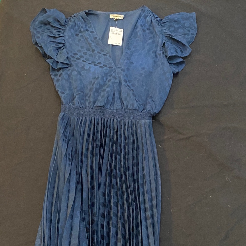Max Studio Blue Midi Dress